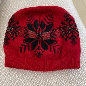 "Lauren" by Ralph Lauren wooly hat.